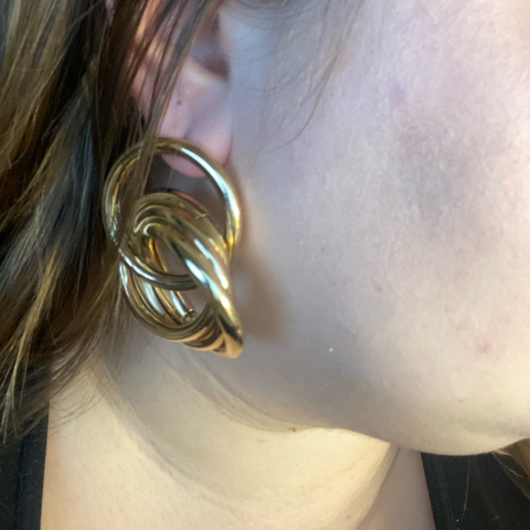 Abstract earrings - Picture 2 of 2